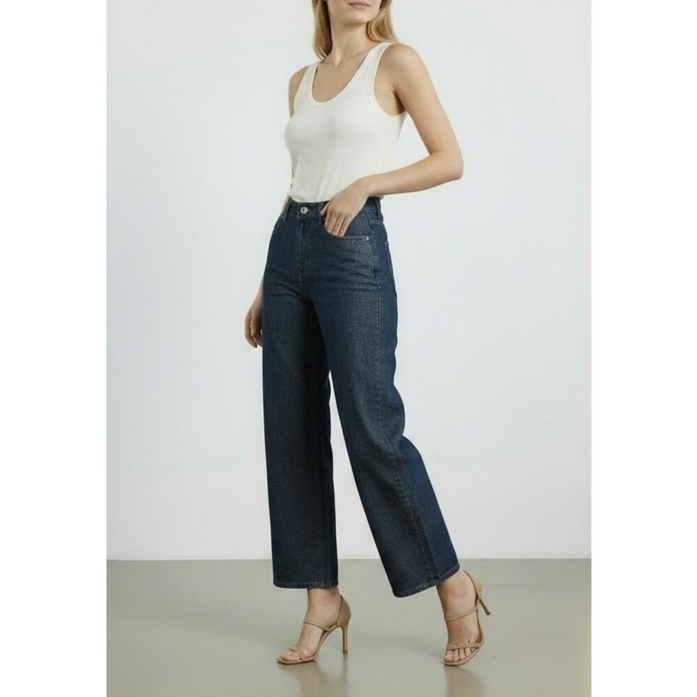 NWT Armani Collezioni Wide Leg Jeans size 10/12 $690